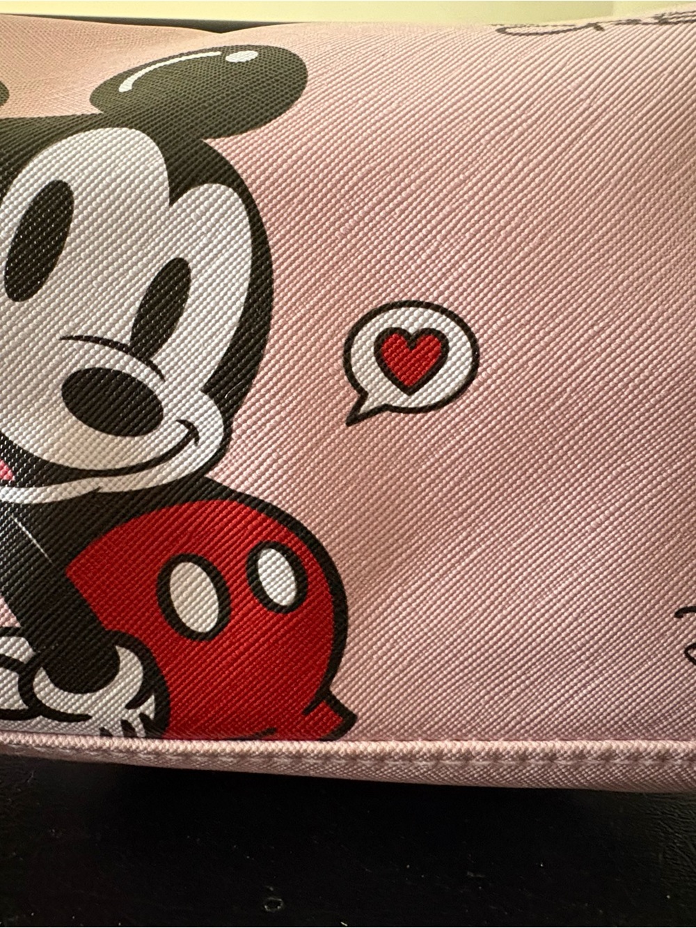 Disney Pink Makeup Bag with Mickey Tag - Picture 3 of 8